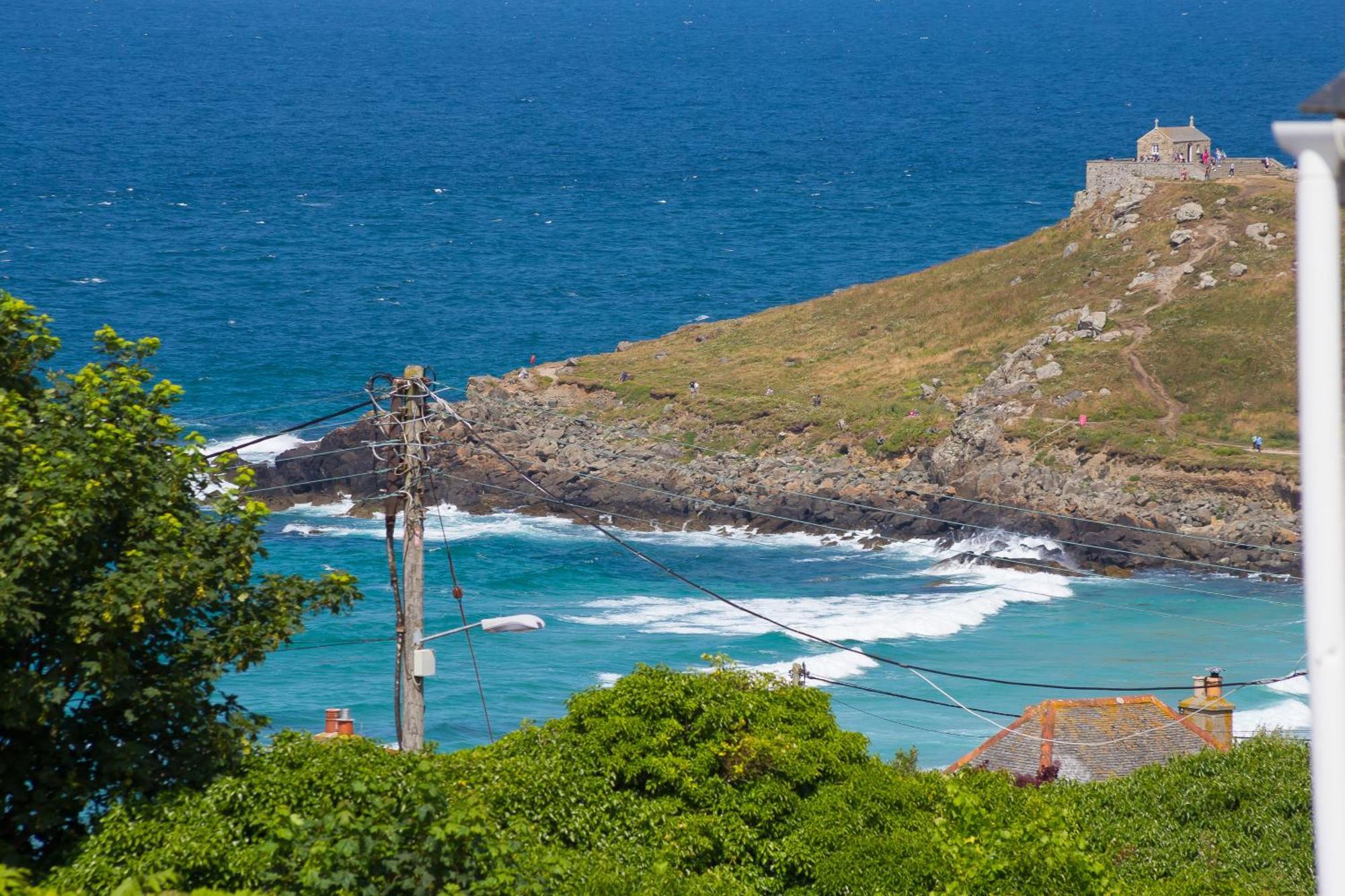 Seabreeze 3 - Seaview & Parking St. Ives Exterior foto