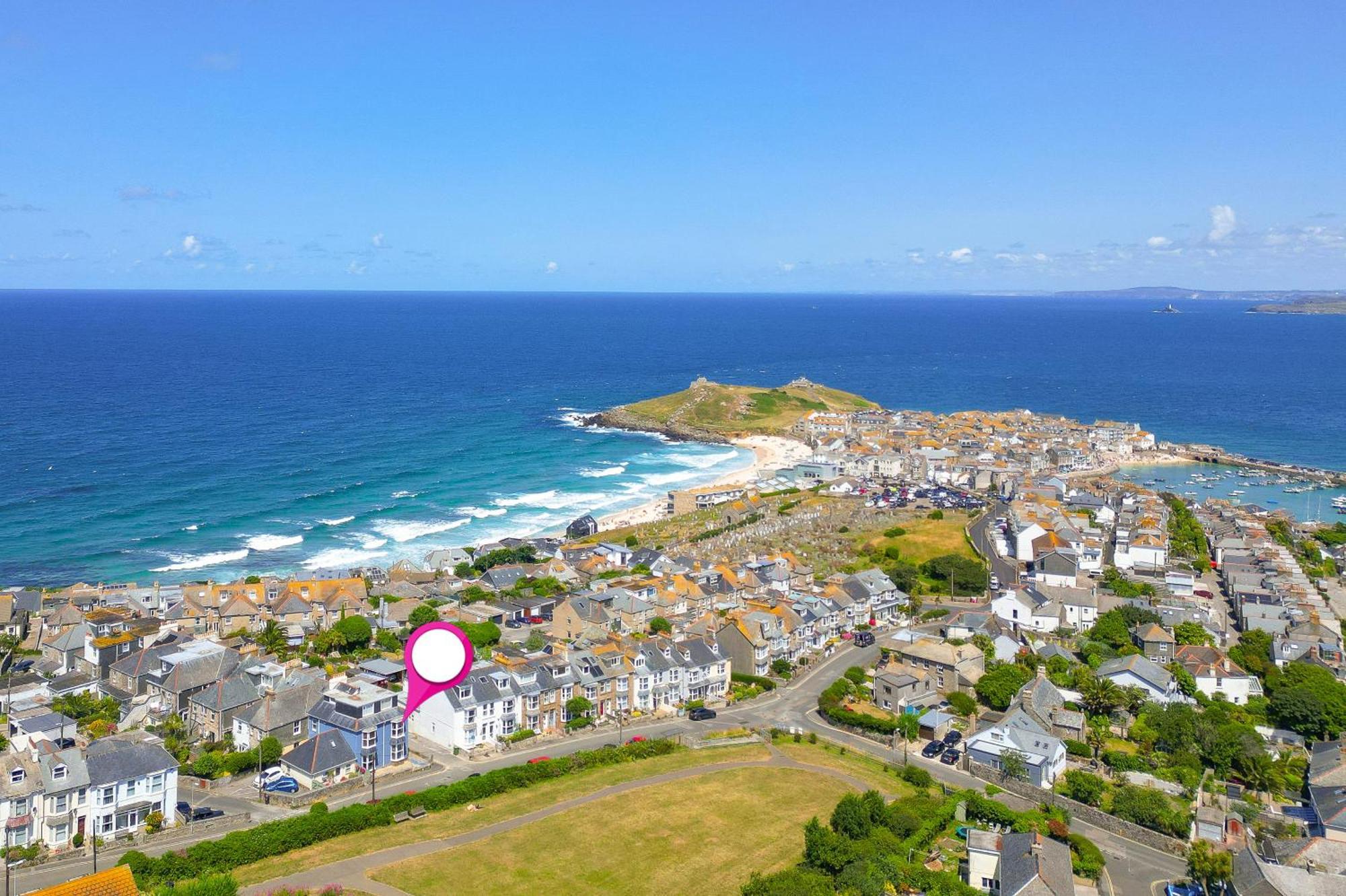 Seabreeze 3 - Seaview & Parking St. Ives Exterior foto
